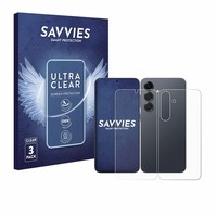 6X Schutzfolie Samsung Galaxy S25 Plus (Display+RüCkseite) Display Schutz Folie