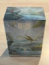 Dragon Shield - Landfall Series: Misty Rainforest Art - 100 Sleeves - FAST SHIP!