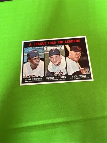 1967 TOPPS #241 FRANK ROBINSON/HARMON KILLEBREW/BOOG POWELL
