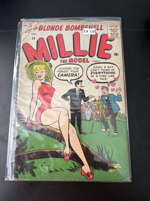 Millie The Model #86 Dan DeCarlo Art Atlas Comics 1958 Bathing Beauty!
