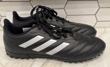 Adidas Goletto VIII TF Turf Soccer Shoes Core Black/Cloud White GY5775 6Y EUC