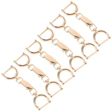  6 Pcs Alloy Chain Buckle Bag Link Clip Buckles for Sewing Projects