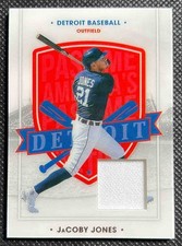 2021 Panini Chronicles Jacoby Jones #58 America's Pastime Swatches Tigers