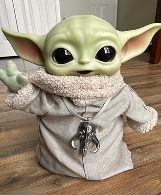 Star Wars Grogu Baby Yoda Plush Toy 12 Inch Mattel Stuffed Doll