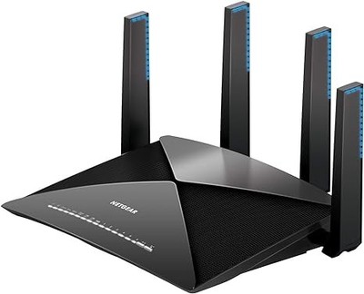 NETGEAR Nighthawk X10 AD7200 802.11ac/ad Quad-Stream WiFi R9000-100NAR - Black
