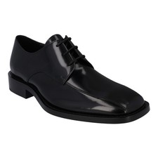 Balenciaga Rim Hi-Shine Derby Shoes Black