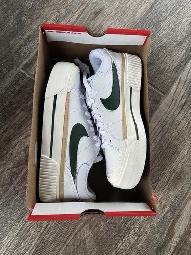 Scarpa da donna Nike Court Legacy Lift bianca vela verde pino DM7590-107 SENZA COPERCHIO - Foto 6 di 8