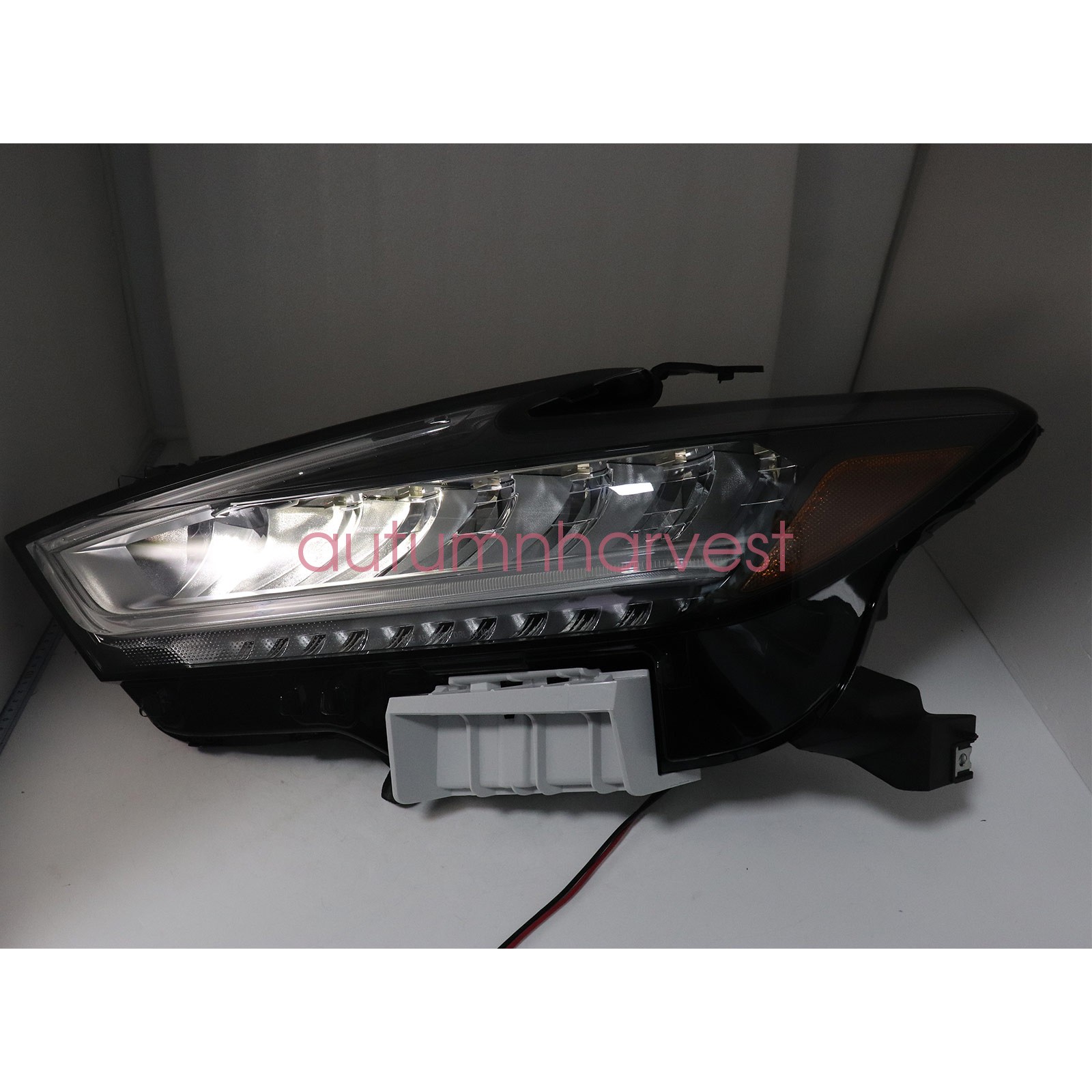 Fits Nissan Maxima 2019 2020 2021 Headlight LED Housing Chrome Driver Left Side