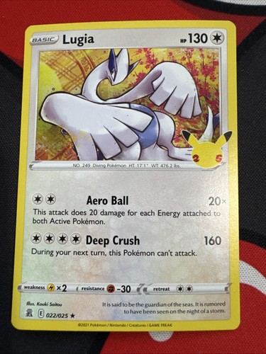 Pokemon Lugia (22/25) Celebrations NM HOLO