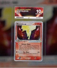 2004 POKEMON EX HIDDEN LEGENDS #96 NINETALES EX-HOLO ACE 10 CLEAN on eBay