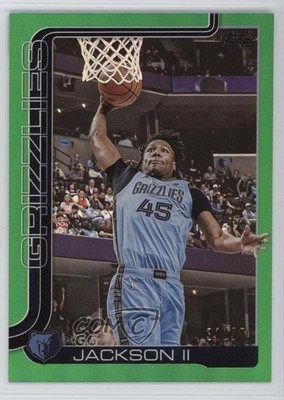 2025-26 Topps Green Rainbow 31/99 GG Jackson II #249 14dq
