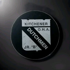 KITCHENER DUTCHMEN OHA JR. B VINTAGE VICEROY MFG. OFFICIAL HOCKEY 🏒 PUCK  RARE