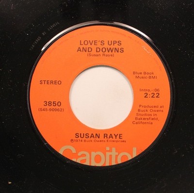 Nm! 45 Susan Raye - Love's Ups And Downs / Stop The World (And Let Me Off)