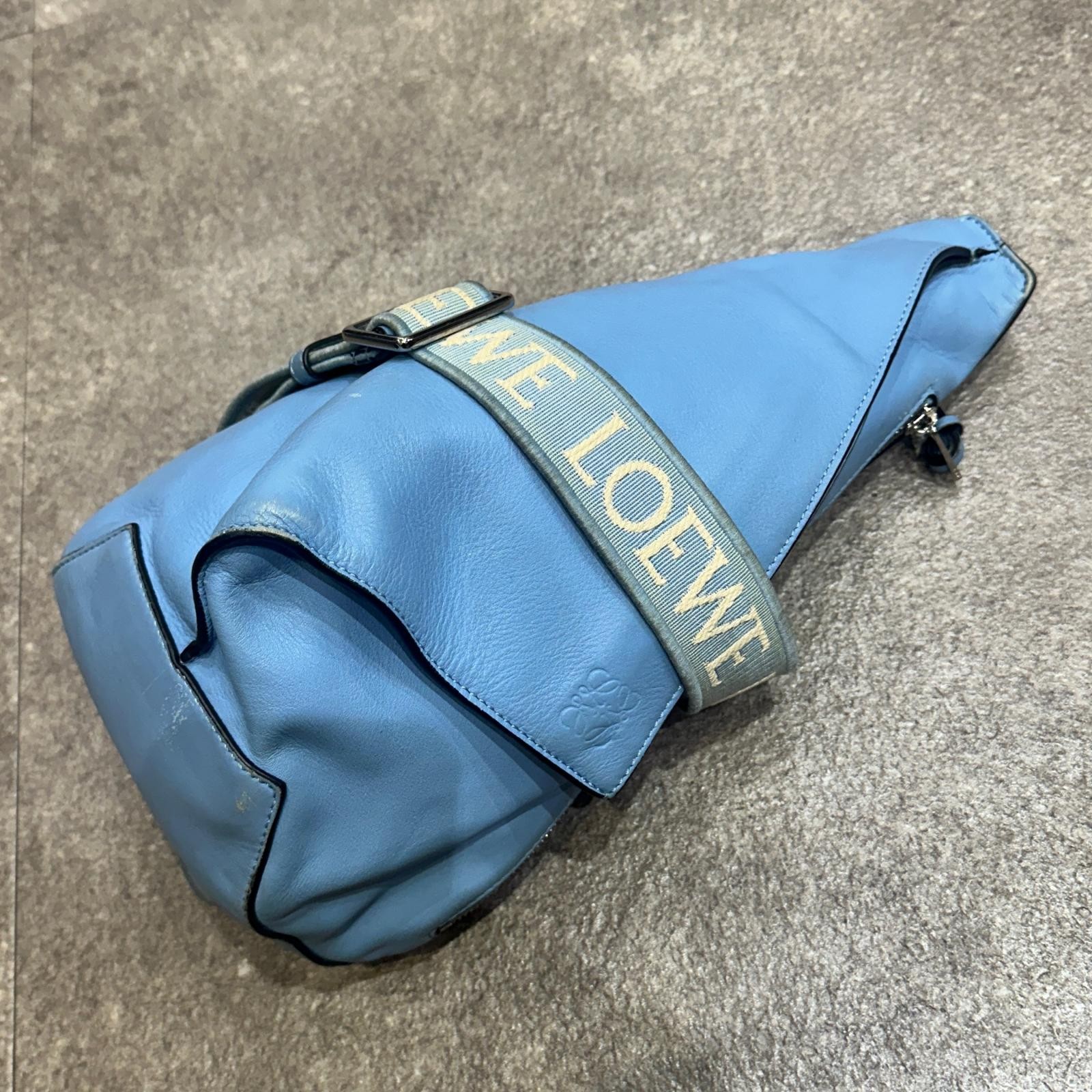 LOEWE Puzzle bag Shoulder Bag blue F