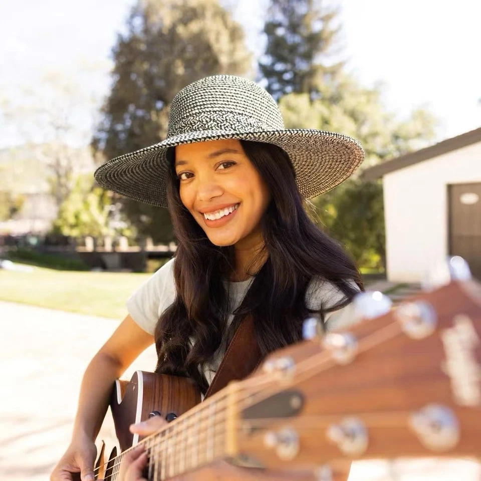 DOMINGO TARDES Mujer Sombrero Sol UPF50+ TWEED/BEIGE Talla Única Foto 3 de 4