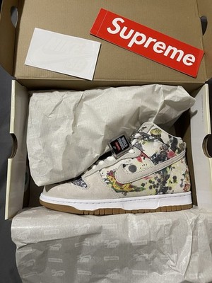 Nike Supreme Dunk High SB Rammellzee Men 9 | eBay