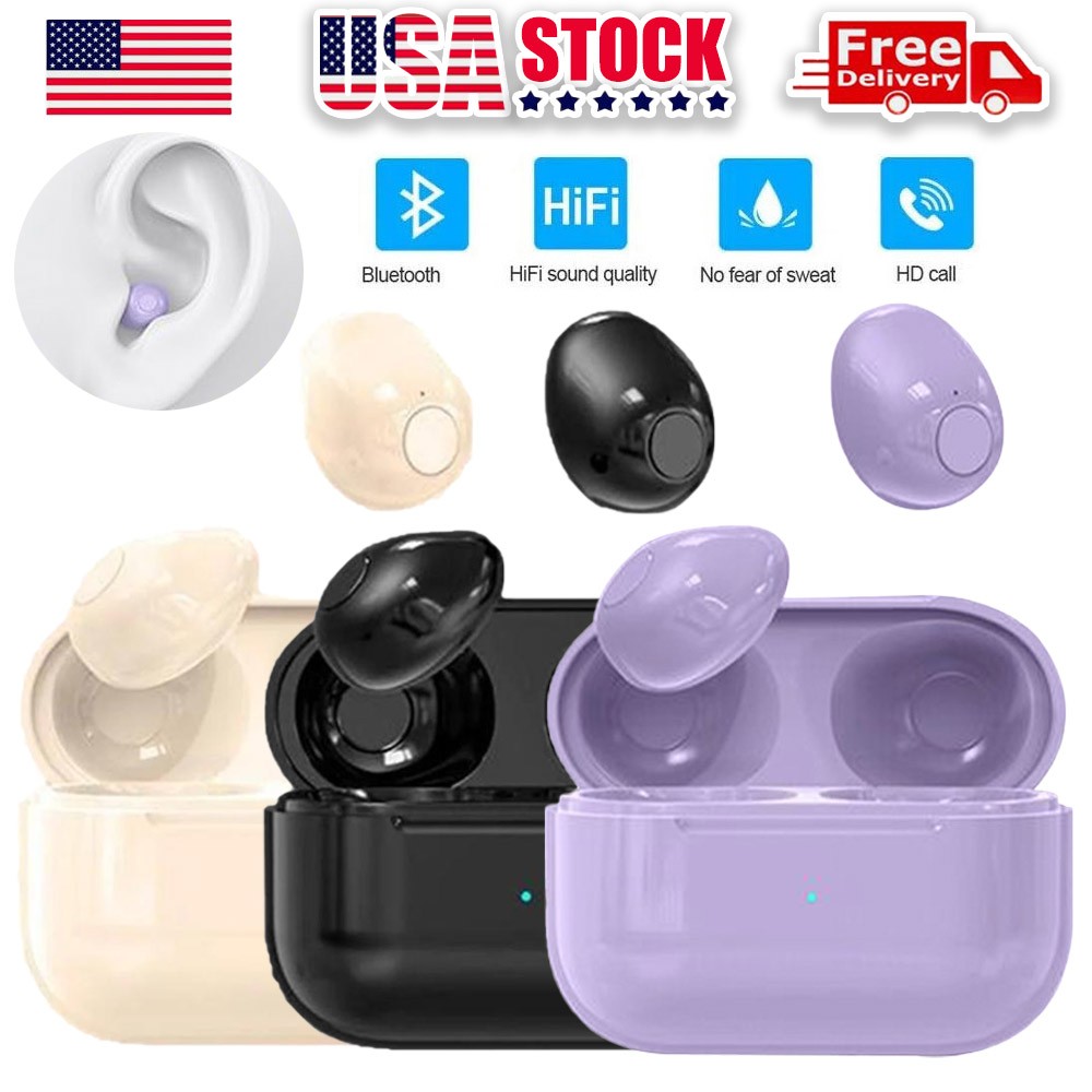 2025 NEW Mini Earbuds Invisible Sleep Headphone Bluetooth 5.2 Earphones Wireless