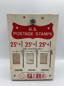 Vintage U.S. Postage Stamp Service Bureau Vending Machine