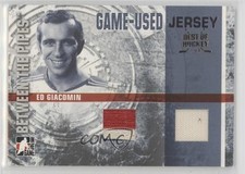 2006 ITG Between the Pipes Silver Best of Hockey 1/1 Ed Giacomin #GUJ-52 HOF l7u
