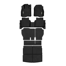 OEDRO Floor Mats & Cargo Liner Backrest Mats for 2023-2025 Honda CR-V TPE Rubber