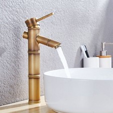 Classic Design Bathroom Faucet with Elegant Brushed Finish and Stability