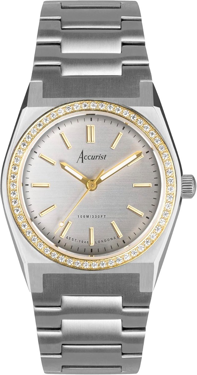 Accurist Origin Ladies Watch with Silver Dial and Silver Bracelet 70016