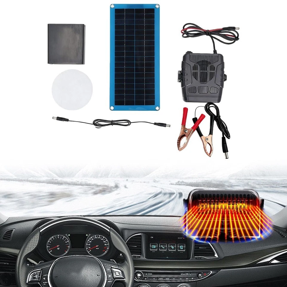 30W Portable Solar Car Heater for Small Greenhouse and Animal Shelters - Image 2 of 4