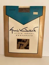 Gloria Vanderbilt Ultra Sheer Control Top Pantyhose Espresso Ample XL