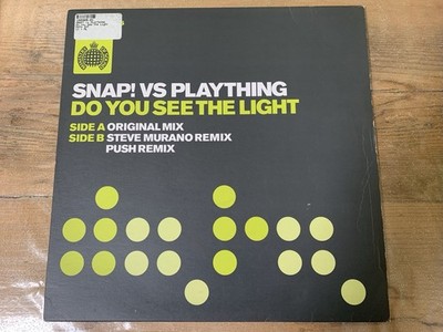 Snap!  Vs Plaything Do You See The Light 12  Vinyl Single  Ministry Of Sound