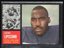 Gene Lipscomb 1962 Topps #133 Pittsburgh Steelers