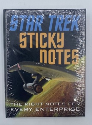 STAR TREK STICKY NOTES The Right Notes For Every Enterprise - Sealed