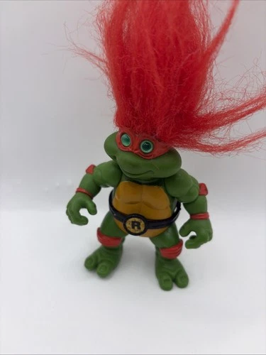 TMNT vtg 1993 Playmates Toys Troll Raph action figure.