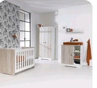 Babystyle Verona 3pc Nursery Furniture Set In White/oak