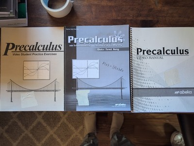 Abeka Precalculus Practice Exercises, Quiz/Test Key, And Video Manual 2018/2019