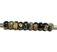 10 Pcs Natural Garden Quartz Gemstone 5mm Large Hole Big Hole Beads 14x8MM Beads