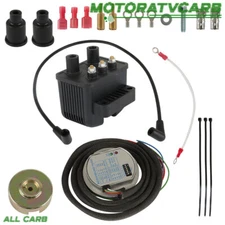 For Evo Big Twin XL 1970-2003 53-660 Single Fire Programmable Ignition Coil Kit