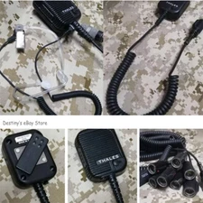 1PC C148 PRC152 Thales Handheld Speaker Microphone Harris Radio PTT Brand NEW