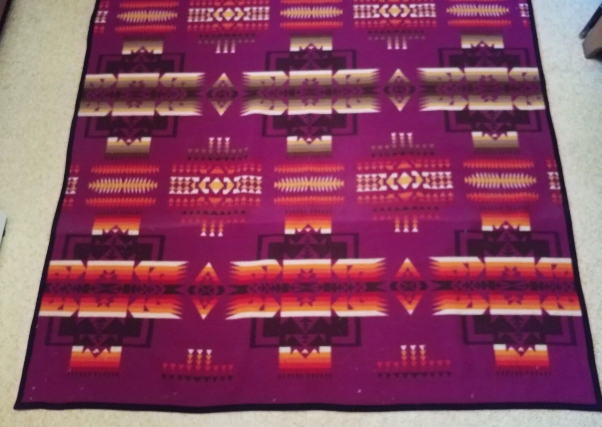 VTG Pendleton Beaver State Purple Chief Joseph Blanket 64