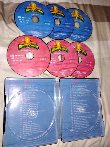 Mighty Morphin Power Rangers complete series DVD Box Set Steelbook (rarely used) - Picture 13 of 21