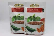 2 Pack Mrs Wages Hot Salsa Tomato Seasoning Mix 4 Ounce