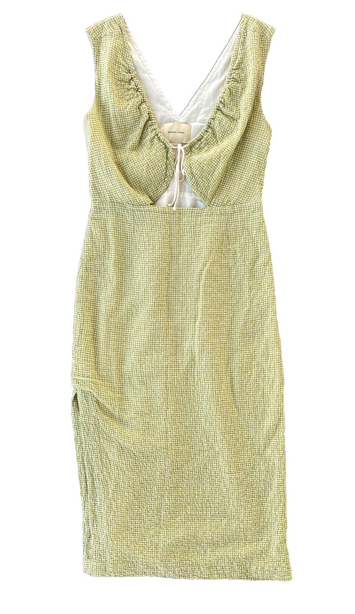 PALOMA WOOL Chambao Green Cotton Cut Out Midi Dress Size 38 | eBay PALOMA WOOL Chambao Green Cotton Cut Out Midi Dress Size 38 | eBay
