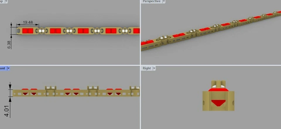 Tennisarmband 6,25 Ct Simulierte Rubin Saphir & Diamant 14k Gelbvergoldet - Bild 4 von 4