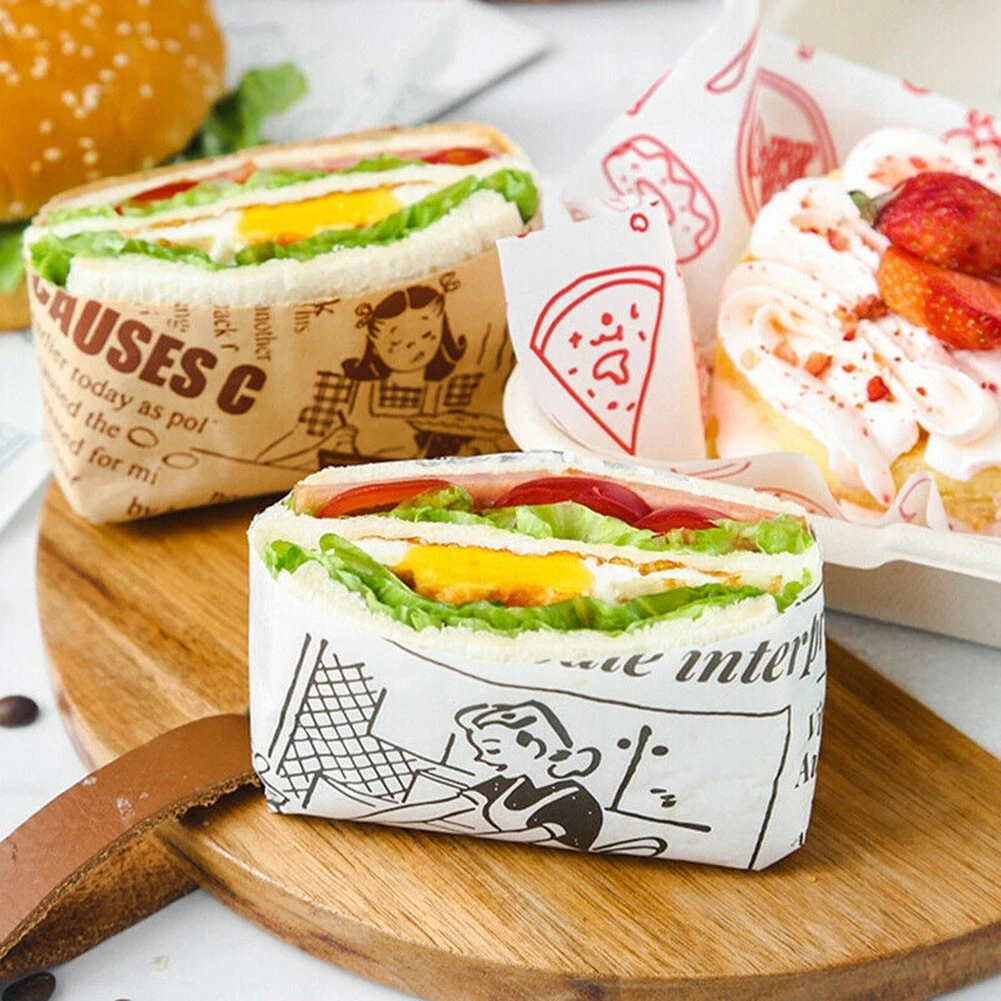 Sandwich paper outlet