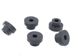 5/8" Push-In Rubber Feet 1/4" ID x 1" OD Electronics Equipment Bumpers Isolation