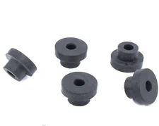 5/8” Dia Rubber Feet  Push In for Electronics  5/8" Hole X 1” OD  1/4” Foot Ht