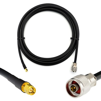 N Stecker auf SMA Stecker Wasserdichtes Antennenkabel 50ohm 5D-FB für 4G 5G LTE