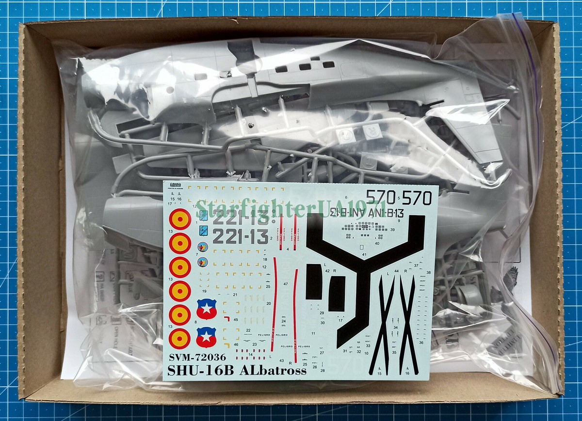 Plastic model 1/72 SHU-16B Albatross (Spain/Chilean A.F.) Sova-M 72036