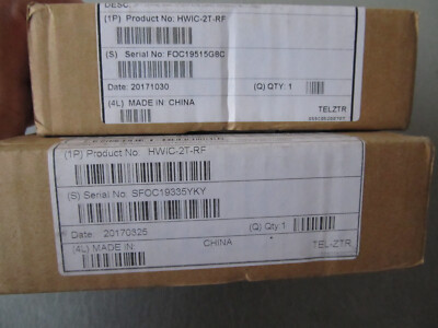 Cisco HWIC-2T-RF  2 Port Serial WAN Interface Card  -Sealed Box