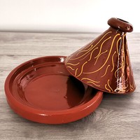 Marokkanische Tajine Orientalische Schmortopf Glasiert 2 Bis 4 Personen D 26 Cm