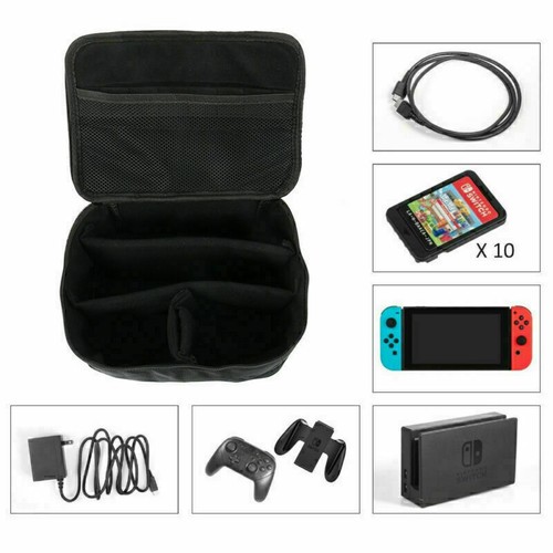 For Nintendo Switch Hard Shell Carrying Case Protective Travel Cover Storage Bag - Picture 7 of 8